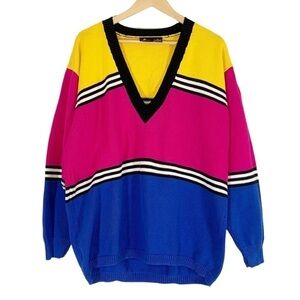 Vintage Liz Sport Y2k Oversized Knit Sweater